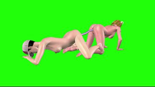 [3D, Anal Fuck, Double Dildo Anal] Beautiful Shemale Gorgeous Woman Double Dildo Anal Fuck 3D Cartoon Hentai