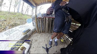 [Park Blowjob, Park, Gay Blowjob] Public Park Blowjob With Graffiti Background