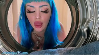 [Bending Over In, Big Butt, Juicy Pussy] Caught Bending Over In The Laundry Room With Step Bro