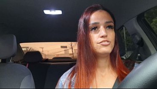 [De Aplicativo, Cuckold, Ass Worship] Safada Motorista De Aplicativo Flagra Passageiro Dotado Se Masturbando Por Tr