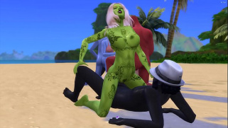 [On An Island, Anime Video, Alien Anime Video] Ugly Alien Anime Video