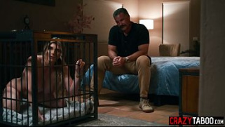 [Sucking Dick In, MILF Cory Chase, Hardcore] Big Ass Babe Nina White Fucked In Cage After Babe Caught MILF Cory Chase Sucking Dick In Cage