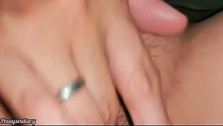 [Babe, Bunny Girl, Shaved Pussy Hair] Filipina Mom Finger Me