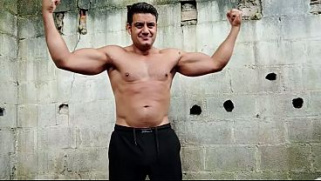 [Male, Huge CumLoad, Costumes] Yuri GA Cho Brazilian Muscle Man Jerking Off SoloBoy Handsome Big Cumshot