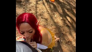 [Campista En, Elfa Se Coge, Pussy Fucking] Elfa Se Coge Un Rapidito En El Bosque