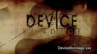 [Dildo, BDSM, And] Strapped To A Post Babe Pussy Toyed And Vibrated