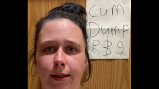 [BBW, Dumb Whore, Somebootyandgag] Here Your Sign Dumb Whore Part 3